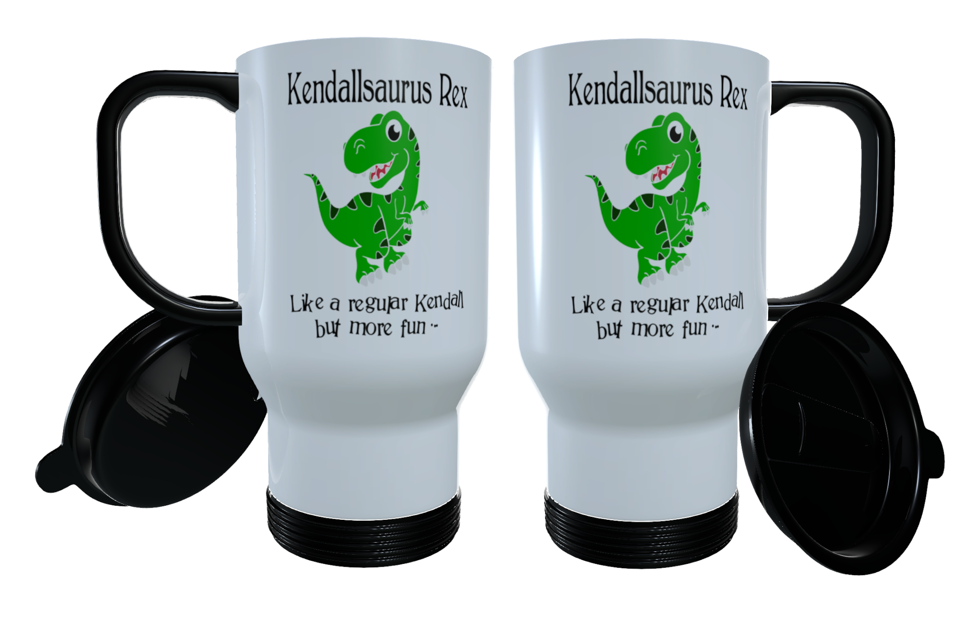 Dinosaur Travel Mug - Click Image to Close